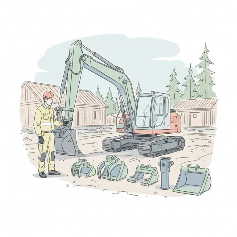 Kaivinkoneiden lisälaitteiden yleiskatsaus