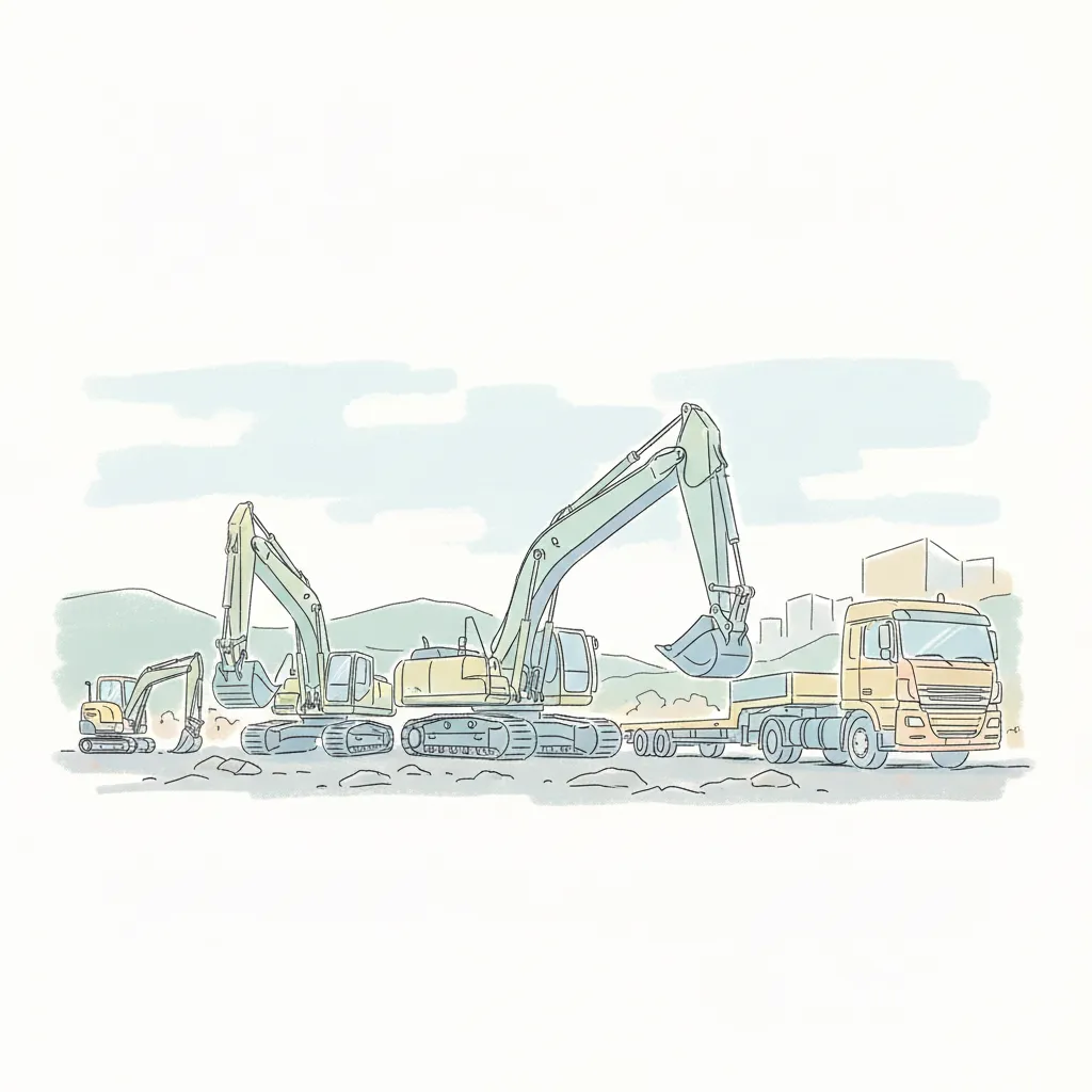 Kaivinkoneiden painoluokat