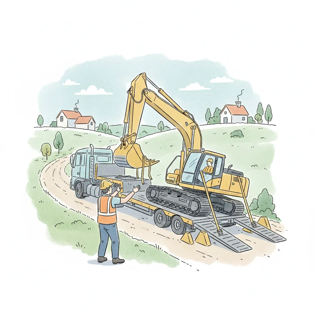 Kaivinkoneiden perävaunukuljetusten ymmärtäminen