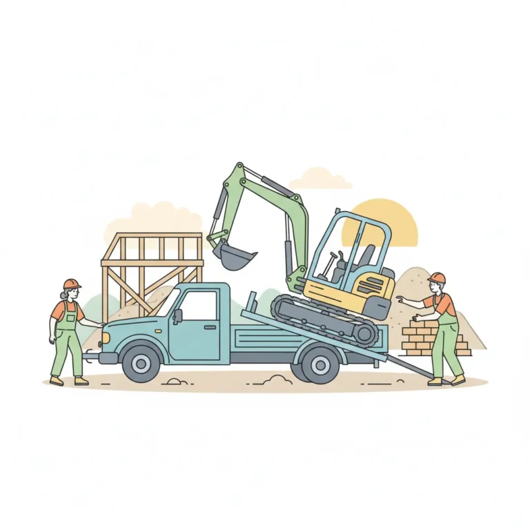 Minikaivinkoneen kuljetuksen suunnittelu