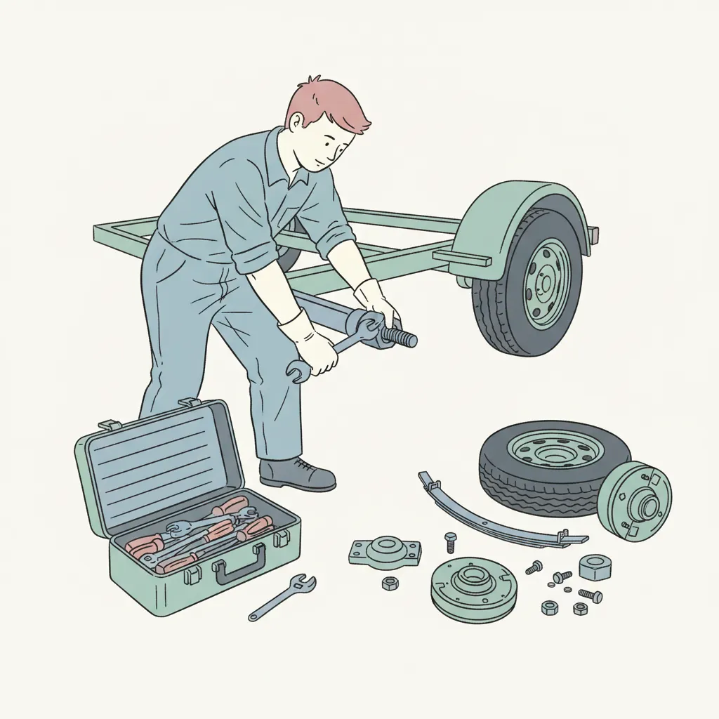 Trailerin tärkeimpien osien yleiskatsaus