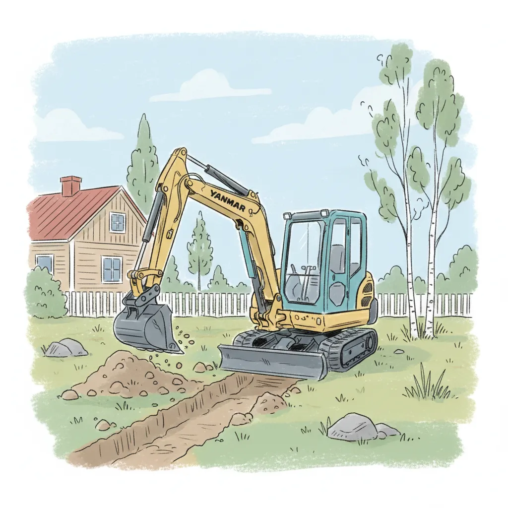 Yanmar-minikaivukoneiden yleiskatsaus